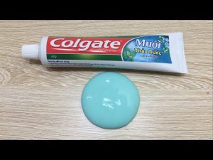 Tooth paste slime